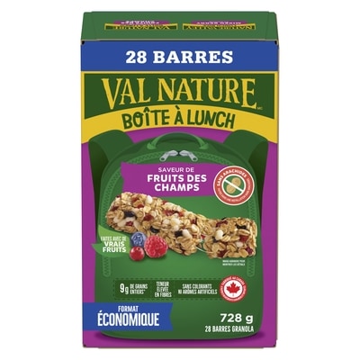 Val Nature Boîte à lunch Saveur de fruits des champs