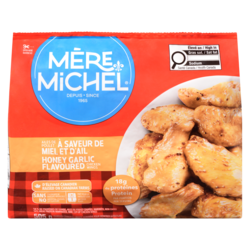 Mere Michel Frozen Chicken Wings, Honey Garlic 505 g, $1.78/100g