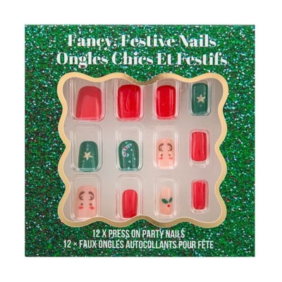The Art of Makeup Press on Nails - Green Stars 1 ea, $4.00/1ea