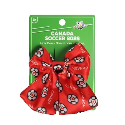 Danawares Soccer Canada Hair Bow 1 ea, $8.00/1ea