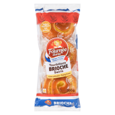 LA FOURNEE DOREE Brioche Swirls Pastry Cream 300 g, $2.16/100g
