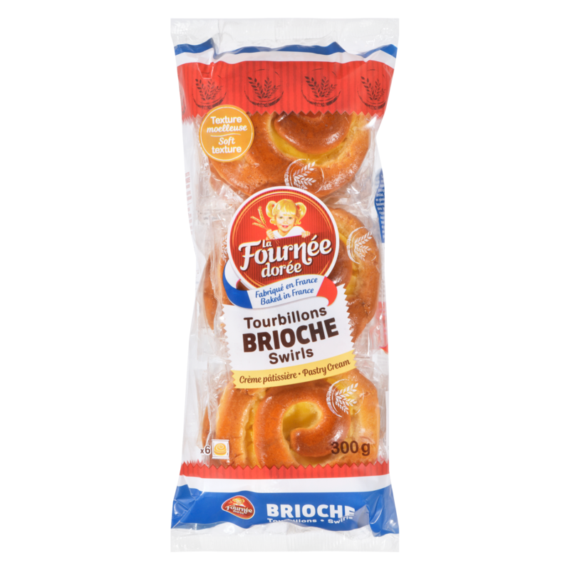 LA FOURNEE DOREE Brioche Swirls Pastry Cream - 300 g | Dominion