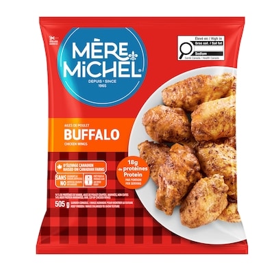 Mère Michel Ailes de poulet Buffalo  505 g, 1,78 $/100g