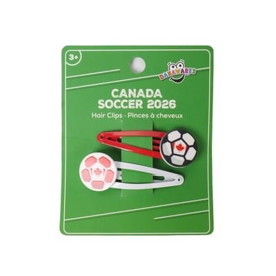 Danawares Soccer Canada Hair Clip 2 Pack 2 ea, $4.00/1ea