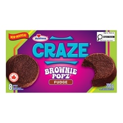Hostess Craze™ Fudge Brownies 200 g, $1.48/100g