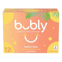 Bubly Sparkling Water Bellini bliss Sparkling Water 12x355.0 ml, $0.19/100ml