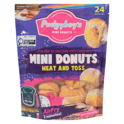 null Heat And Toss Mini Donuts 320 g, $2.03/100g