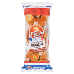LA FOURNEE DOREE Brioche Swirls Chocolate Chips 300 g, $2.16/100g