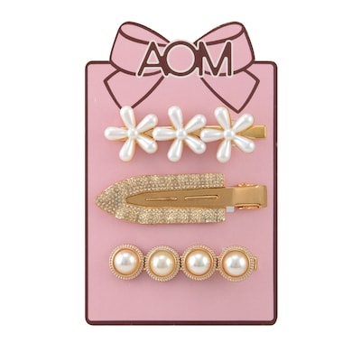 The Art of Makeup Glam Hair Clips 3pk 3 ea, $1.33/1ea