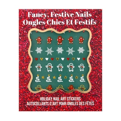 The Art of Makeup Autocollants pour art des ongles Pain d’épices et flocons de neige 1 ea, 2,50 $/1ch