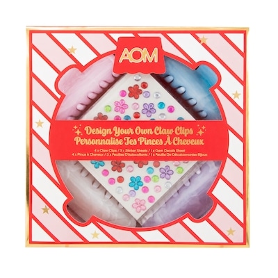 The Art of Makeup Claw Clips & Sticker Pack 1 ea, $15.00/1ea
