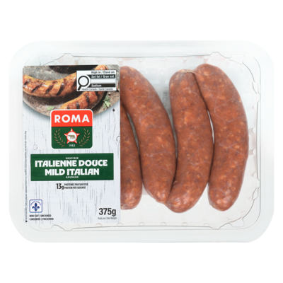 Roma Mild Italian Sausage 375 g, $2.27/100g