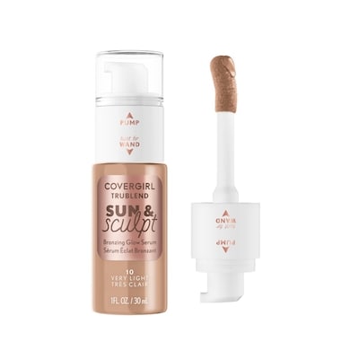 CoverGirl Sérum bronzant éclatant trublend sun & sculpt very light - 10 30 ml, 58,30 $/100ml
