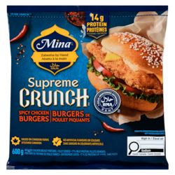Mina Spicy Chicken Burgers 600 g, $1.83/100g
