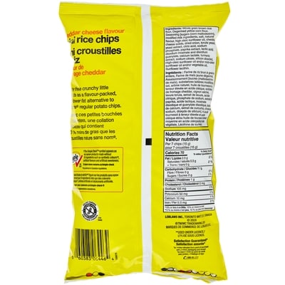 Cheddar Cheese Flavour Mini Rice Chips
