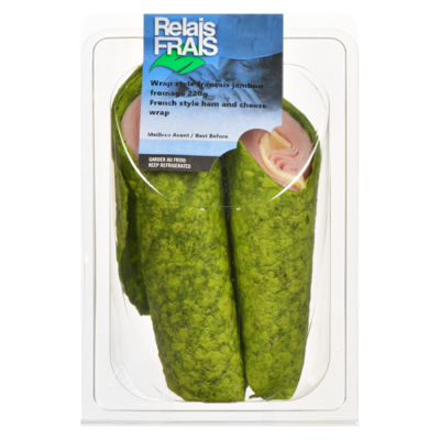 Martel Wrap style français jambon fromage 185 g, 3,78 $/100g