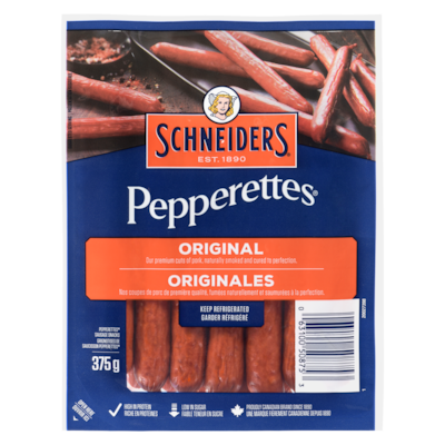 Schneiders Grignotises de saucisson originales 375 g, 3,33 $/100g