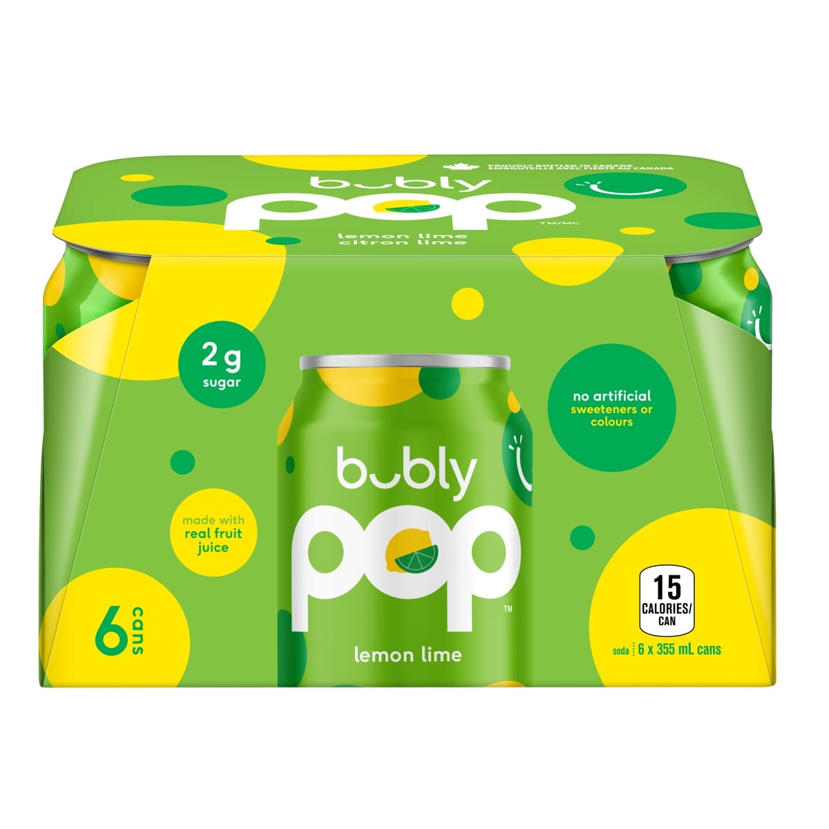 Bubly Sparkling Water Lemon Lime