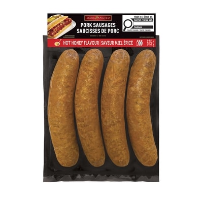 Marcangelo Pork Sausages Hot Honey Flavour 675 g, $1.26/100g