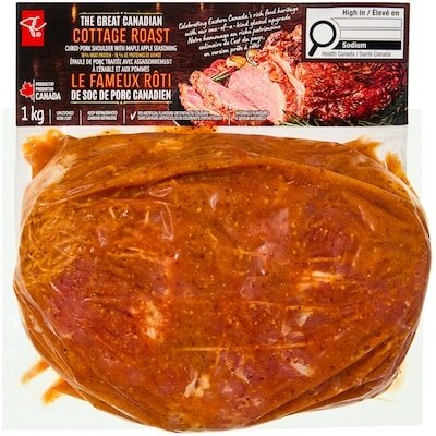 le Choix du Président Le fameux rôti de soc de porc canadien 1 kg, 1,40 $/100g