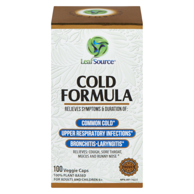 LEAF SOURCE Cold Formula For Adults And Children 6+ 100 ea, $0.33/1ea