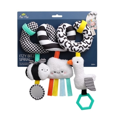 Itzy Ritzy Spiral Car Seat Activity Toy, High Contrast 1 ea, $37.99/1ea
