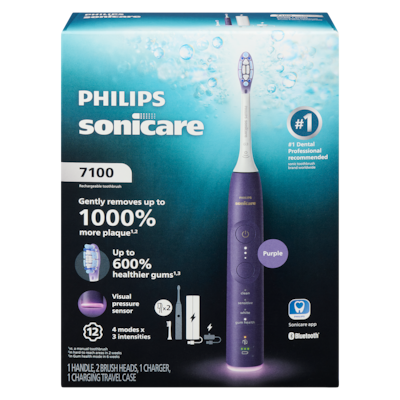 Philips Rechargeable Toothbrush 7100 Purple 1 ea, $199.99/1ea
