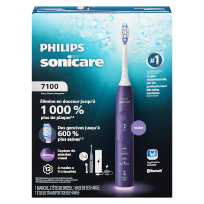 Phillips Brosse à dents rechargeable 7100 violet 1 ea, 199,99 $/1ch