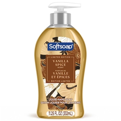 Softsoap Savon liquide pour les mains en édition limitée, parfum de Vanille et épices 332 ml, 1,51 $/100ml