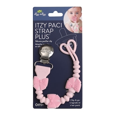 Itzy Paci Strap Plus™ Nœuds Roses 1 ea, 11,99 $/1ch