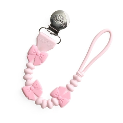 Itzy Paci Strap Plus™ Nœuds Roses