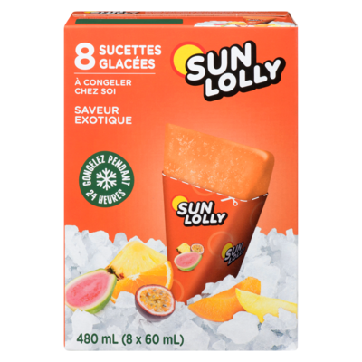 Kisko Sucettes glacées saveur exotique 480 ml, 1,46 $/100ml
