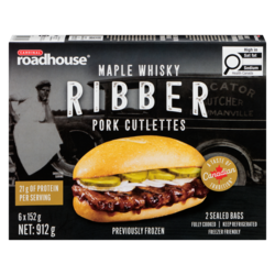 Cardinal Pork Cutlettes, Maple Whisky Ribber, 6 Count 912 g, $1.97/100g