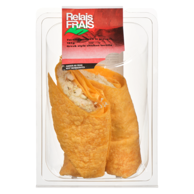 Martel Tortilla poulet à la grecque 165 g, 5,45 $/100g