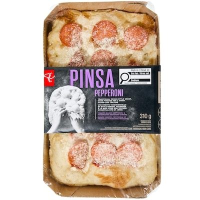 PC Black Label Pepperoni Pinsa 310 g, $2.90/100g