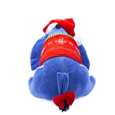Bourriquet en costume de Noël en peluche -Moyen