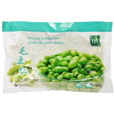 T&T Frozen Green Soybeans 454 g, $0.66/100g