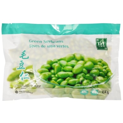 T&T Fèves de soya vertes congelées 454 g, 0,66 $/100g