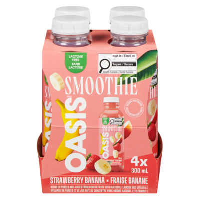Oasis Smoothie Strawberry Banana 4x300.0 ml, $1.00/100ml