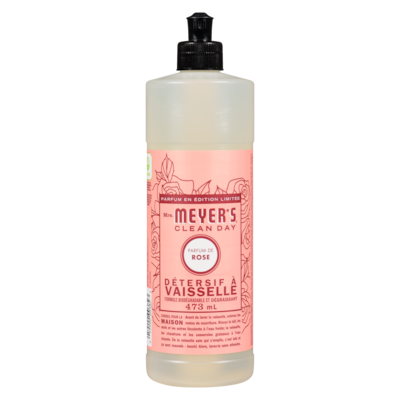 Mrs. Meyer’s Clean Day Détersif à vaisselle parfum de rose parfum en édition limitée 473 ml, 1,69 $/100ml