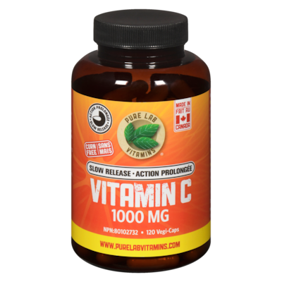 Pure Vitamin C Slow Release 1000 Mg 120 ea, $0.25/1ea