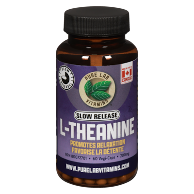 Pure L-Theanine Slow Release 200 Mg 60 ea, $0.55/1ea