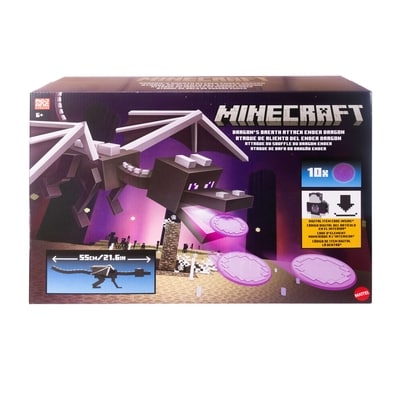 MINECRAFT Dragon's Breath Attack Ender Dragon Feature Figure 1 ea, $62.00/1ea
