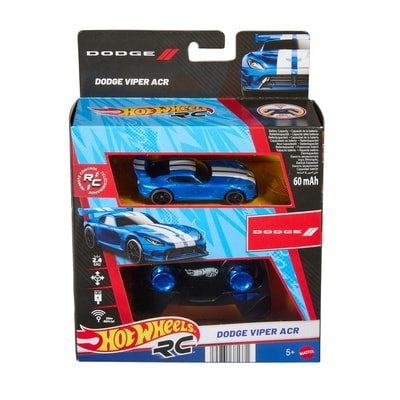 Hot Wheels Dodge Viper Acr Télécommandée à L’Échelle 1:64 , Voiture Jouet Télécommandée à Piles 1 ea, 30,00 $/1ch