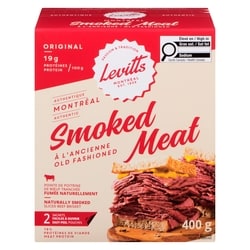 Levitts Viande fumée 400 g, 3,75 $/100g