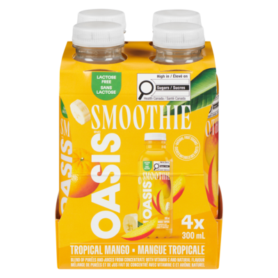 Oasis Smoothie mangue tropicale 4x300.0 ml, 0,61 $/100ml