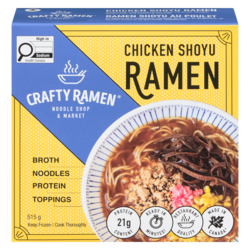 Crafty Ramen Chicken Shoyu Ramen 515 g, $2.33/100g