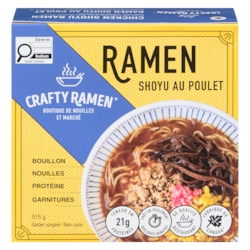 Crafty Ramen Shoyu au poulet ramen 515 g, 2,23 $/100g