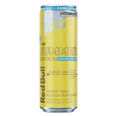 Red Bull Energy Drink, Sudachi Lime, San Sucre 473 ml, 1,33 $/100ml