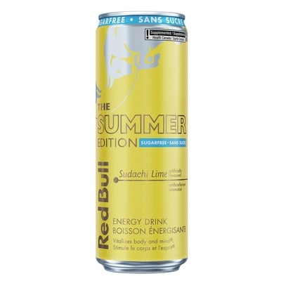 Red Bull Energy Drink, Sudachi Lime, San Sucre 473 ml, 1,33 $/100ml